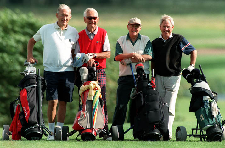atg-golfen gert lindberg, leif bj rling, bengt borndalen,bengt ehn fotograf: referens:981944-22 place:arlandastad