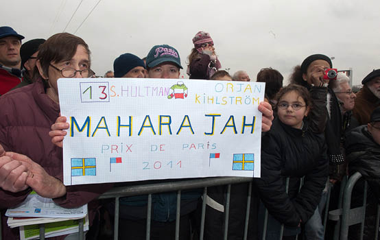 Maharajah fans inf r Prix de Paris 2011. Foto: Thomas Blomqvist / TR Bild